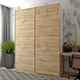 Шкаф купе Doros G-Caiser Белый / Дуб Эвок 2 ДСП / 3 части 180х60х240 (42005020) - изображение 1