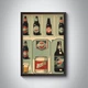 Набір вінтажних пивних постерів / 10 шт / пивний плакат / beer vintage poster set 2 - изображение 6