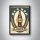 Набір вінтажних пивних постерів / 10 шт / пивний плакат / beer vintage poster set 2 - изображение 10