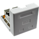 Розетка зовнішня Hypernet 2хRJ45, cat.5e, FTP, MB-STP2 - зображення 4
