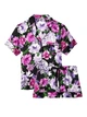 Піжама Victoria’s Secret Black Floral Satin Short PJ розмір XS - зображення 2