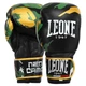 Перчатки боксерские кожаные Leone Neo Camo 1947 размер 12 унций Black-Green-Gold - изображение 1