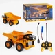 Самоскид на радіокеруванні MX Toys, акумулятор 3.7 V, пульт 40 GHz, підсвічування, рухливі елементи, дріт для підзарядки. Yellow (152178) - зображення 2