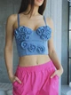 Бюстье Joleen Blossom L/XL Синий (201182783) - изображение 1