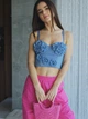 Бюстье Joleen Blossom L/XL Синий (201182783) - изображение 6