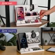 Модифицированная настольная подставка органайзер для телефона Teslyar из дерева ясеня (белая) (PP0008) - изображение 4