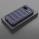 Силиконовый (TPU) чехол Deexe Terra Case для Google Pixel 8A - Dark Blue - изображение 5
