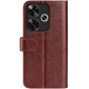 Класичний чохол-книжка Deexe Wallet Style для Xiaomi Poco F6 - Brown - зображення 5