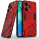 Защитный чехол Deexe Bibercas для Xiaomi Redmi 13 - Red - изображение 1