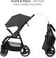Прогулочная коляска Kinderkraft Trig 3 Granite Grey (KSTRIG03GRY0000) (5902533924844) - изображение 2