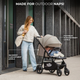 Прогулочная коляска Kinderkraft Trig 3 Stone Beige (KSTRIG03BEG0000) (5902533924851) - изображение 3