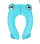 Детская дорожная складная накладка на унитаз FROG BLUE / Голубая жабка - изображение 1