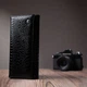Женский кошелек лакированный с фактурой под рептилию из натуральной кожи ST Leather 22718 черный - изображение 9