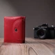 Яркий женский кошелек с монетницей из натуральной кожи ST Leather 22712 красный - изображение 10