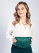 Torebka crossbody	damska ze skóry naturalnej Paolo Peruzzi T-36-GR Zielona (5904365074698) - obraz 2