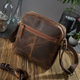 Torebka crossbody	damska ze skóry naturalnej Paolo Peruzzi T-63-HBR Brązowa (5904365078023) - obraz 4