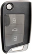 Чехол для автоключа LaManche Volkswagen / Skoda / Seat Black (VW-B02T_blk) - изображение 1