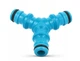 Конектор для шланга Cellfast Basic 1/2" трійник для муфт 1/2-3/4" (51-205H) - зображення 1