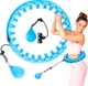 Обруч (хулахуп) массажный 4FIZJO с отягощением Sky Blue (P-5907739316837) - изображение 1