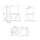 Унитаз-компакт Qtap Cardinal Ultra Quiet безободковый с сиденьем Soft-close QT04222168AUQ3W - изображение 3