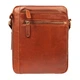 Мужская кожаная сумка через плечо Ashwood K42 Chestnut (Коричневый) - изображение 1