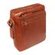 Мужская кожаная сумка через плечо Ashwood K42 Chestnut (Коричневый) - изображение 2