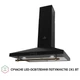 Витяжка купольна Perfelli K 62320 BL 700 LED RETRO - изображение 3