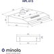Витяжка пласка Minola HPL 615 BL - изображение 11