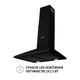 Витяжка купольна Perfelli K 6210 BL 700 LED - зображення 3