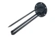 Фланец для бойлера под сухой тэн Electrolux, D165 мм, L430/420 мм (SKL WTH201FA, эмаль) 50266820005 - изображение 1