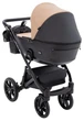 Коляска 2 в 1 Bair Kiwi Plus ECO BKP-18/15 капучіно/чорний - зображення 4