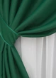 Комплект штор на люверсах VR-Textil Midnight № 1398ш 150х270 см 2 шт Зеленый ( 37-0138) - изображение 4