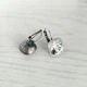 Сережки Hand Made черненные с прозрачными кристаллами Swarovski - изображение 4