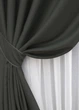 Комплект штор на люверсах VR-Textil Midnight № 1400ш 150х270 см 2 шт Темно-сірий (37-0140) - зображення 4
