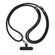 Универсальный ремешок-шнурок для смартфона, Rope, Titanium Onyx, нейлоновый, прочный, регулируемый по длине, с держателем для чехлов с вырезом для зарядки, кросбоди, подходит для ношения на шее и через плечо, ArmorStandart (ARM76098) - изображение 2