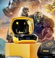 Беспроводные вакуумные Bluetooth-наушники "Transformers" с микрофоном и шумоподавлением, желтый "S" (87019366) - изображение 2