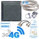 Комплект 3G/4G интернет антенна mimo + кабель 5м + переходники 2xCRC9/F - изображение 1