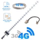 Комплект 3G/4G інтернет антена стріла + кабель 10м + перехідник CRC9/F - зображення 1