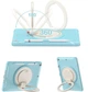 Чохол ARM Cover Apple iPad 7 (10.2" екран) протиударний з кільцем підставкою Light Blue - зображення 10