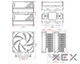 Кулер процессорный ID-Cooling Frozn A620 ARGB, Intel: 1851/1700/1200/1151/1150/1155/1156, AMD: AM5/A - изображение 7