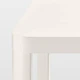 Журнальний столик на колесах IKEA TINGBY 64х64 см білий (202.959.25) - изображение 5