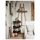 Візок IKEA RASKOG 35x45x78 см чорний (903.339.76) - изображение 5