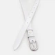 Ремень женский из натуральной кожи Laras 100v10genw55-white 100 см Белый (6501033628) - изображение 3
