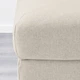 Підставка для ніг з місцем для зберігання IKEA VIMLE Gunnared бежева (093.925.84) - зображення 6