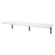 Настінна полиця IKEA BERGSHULT / KROKSHULT 120х30 см біла (893.260.62) - изображение 1