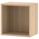 Настінна полиця IKEA EKET 35x25x35 см білений дуб (292.862.57) - изображение 1