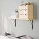 Настінна полиця IKEA TRANHULT / KROKSHULT 80х20 см осика (993.363.29) - зображення 2