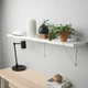 Настінна полиця IKEA BERGSHULT / PERSHULT 120х20 см біла (392.907.01) - зображення 4