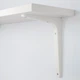 Настінна полиця IKEA BERGSHULT / TOMTHULT 120х30 см біла (394.183.18) - зображення 6