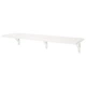 Настінна полиця IKEA BERGSHULT / SANDSHULT 120х30 см біла (393.260.26) - зображення 1